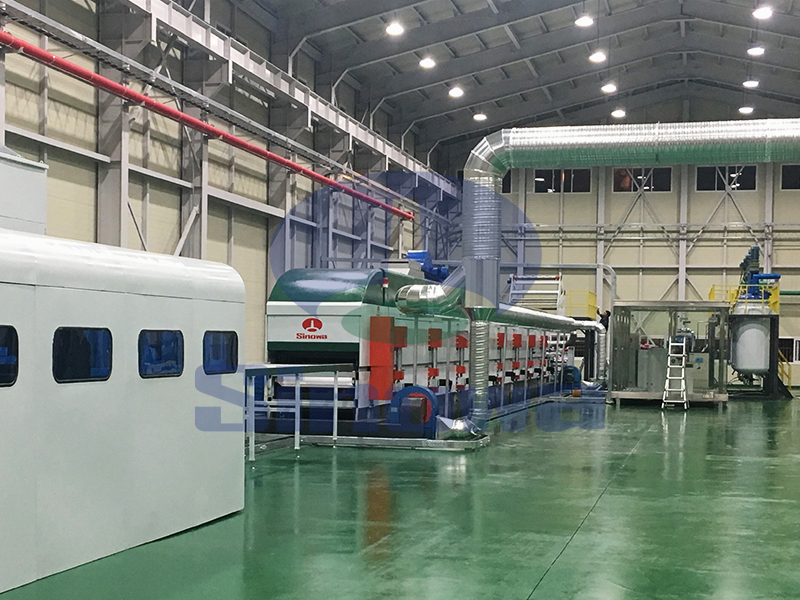 聚氨酯/酚醛軟面層保溫板生產(chǎn)線(xiàn)